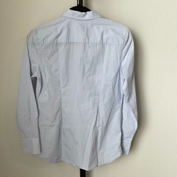 Ann Taylor Polka Dot Button Up Top Size 4 - Picture 2 of 4